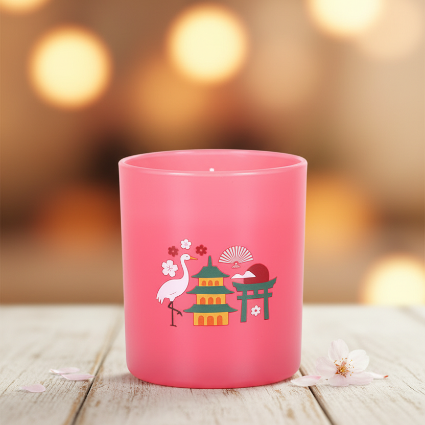 Kyoto Bamboo & Cherry Blossom Scented Candle