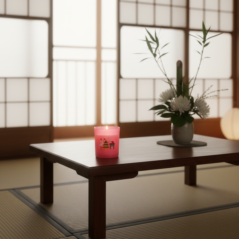 Kyoto Bamboo & Cherry Blossom Scented Candle