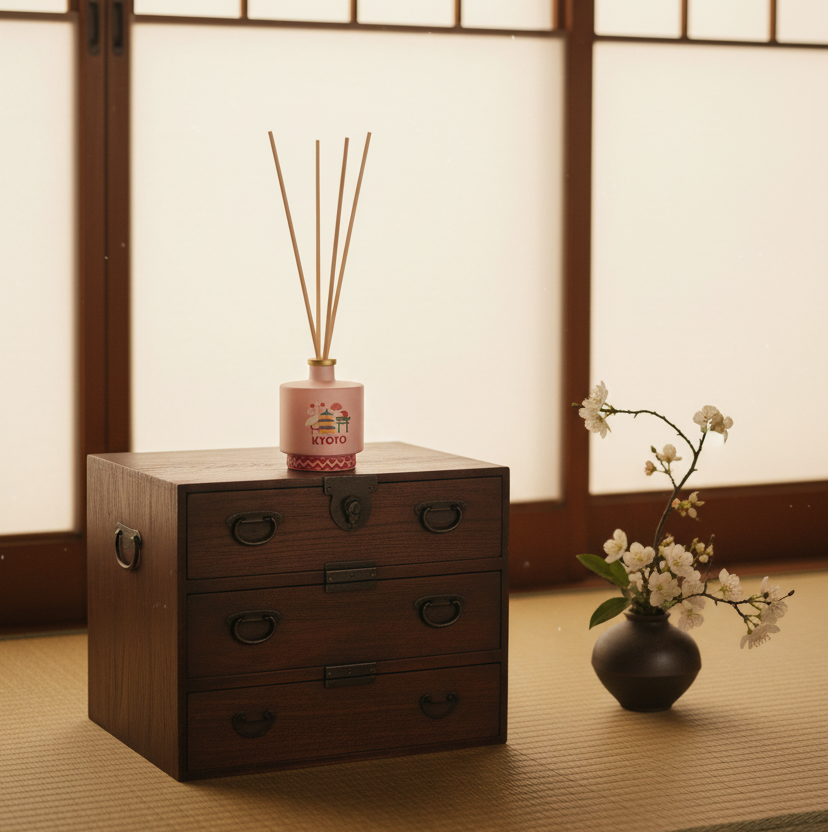 Kyoto Bamboo & Cherry Blossom Reed Diffuser