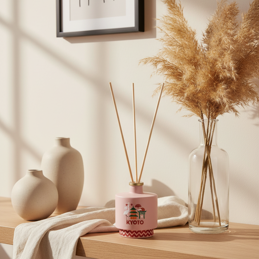 Kyoto Bamboo & Cherry Blossom Reed Diffuser