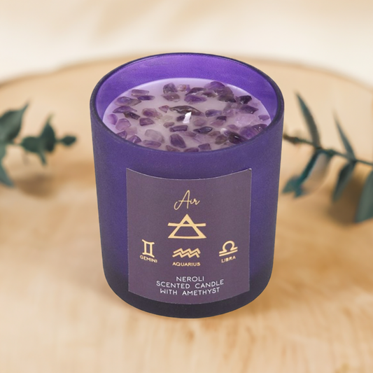 Air Element Neroli Crystal Chip Candle