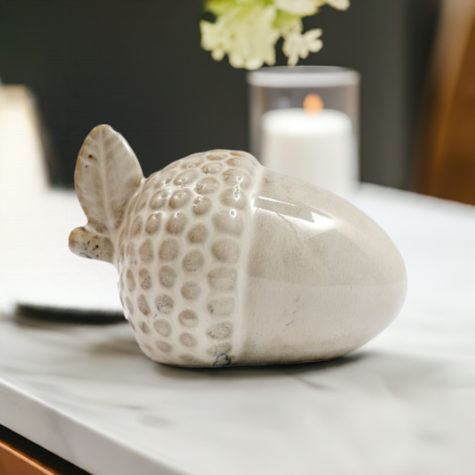 10cm Ceramic Acorn Ornament