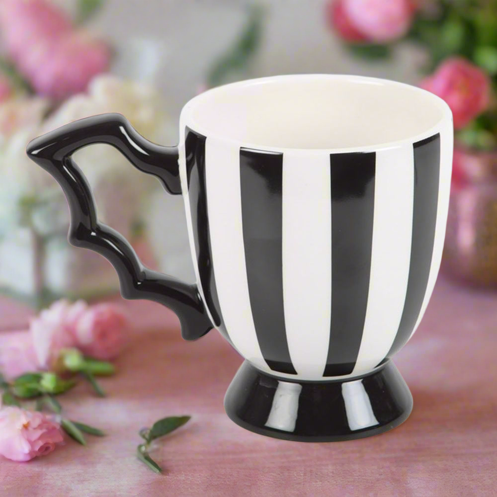 Striped Bat Wing Teacup