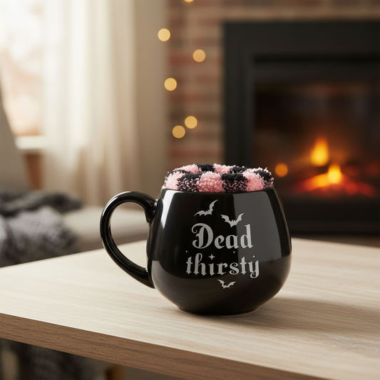 Dead Thirsty Mug and Socks Set
