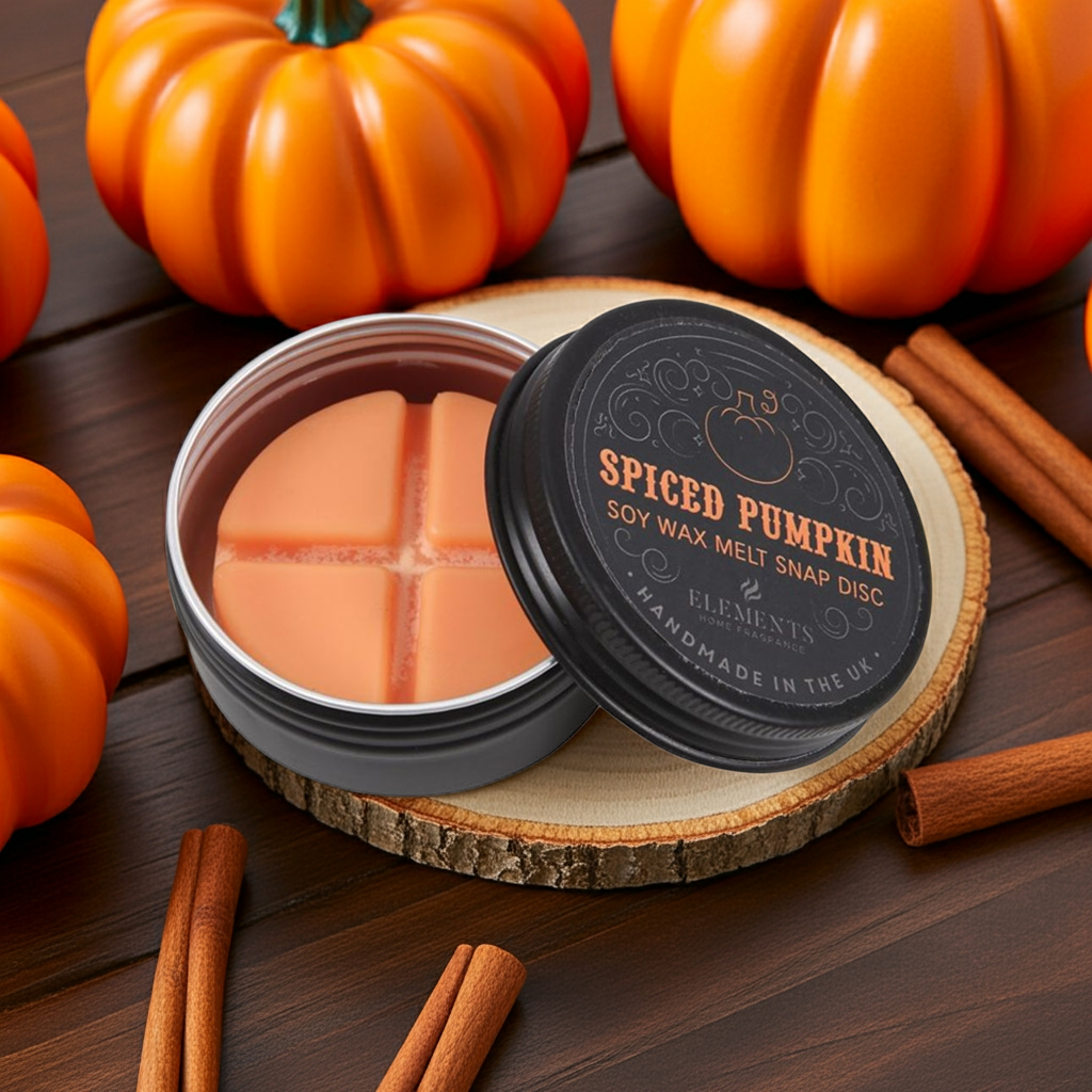 Spiced Pumpkin Soy Wax Snap Disc