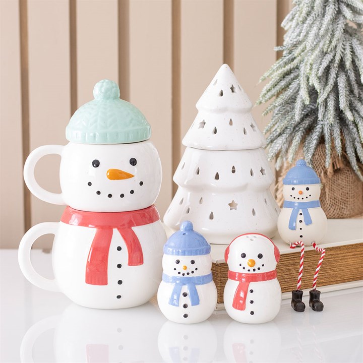 White Winter Fir Tree Oil Burner