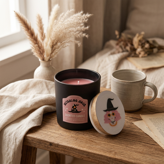Witching Hour Plum and Black Cherry Candle