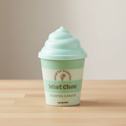 Mint Choc Ice Cream Scented Candle