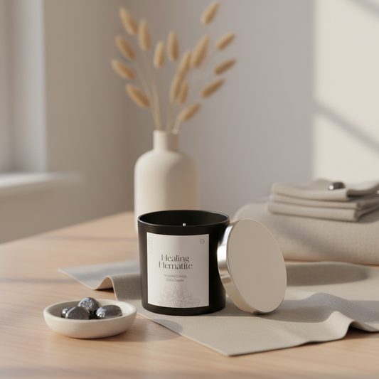 Healing Hematite Detox Candle