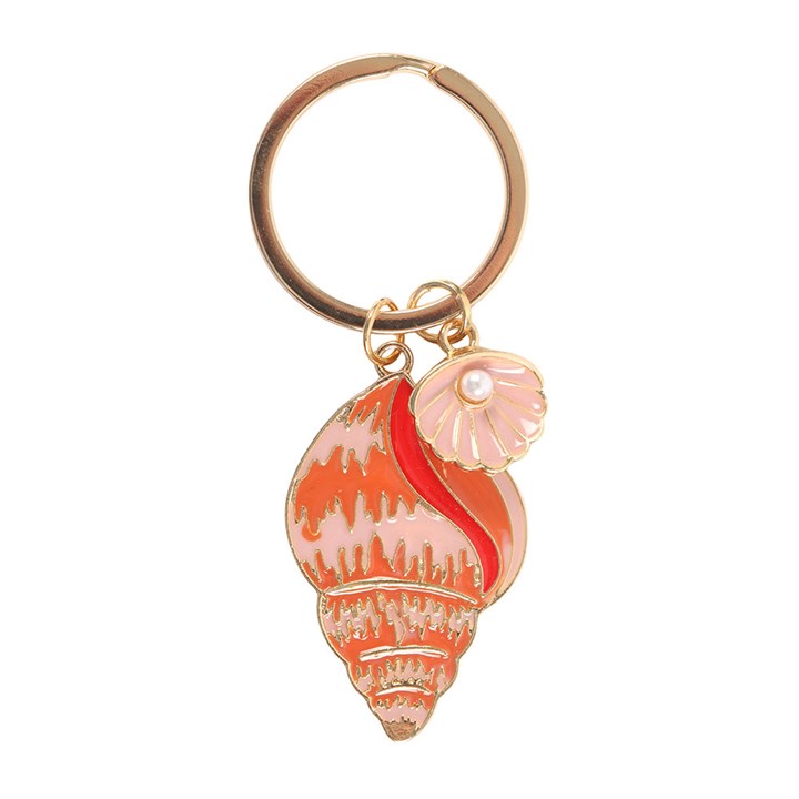 High Tide Shell Keyring