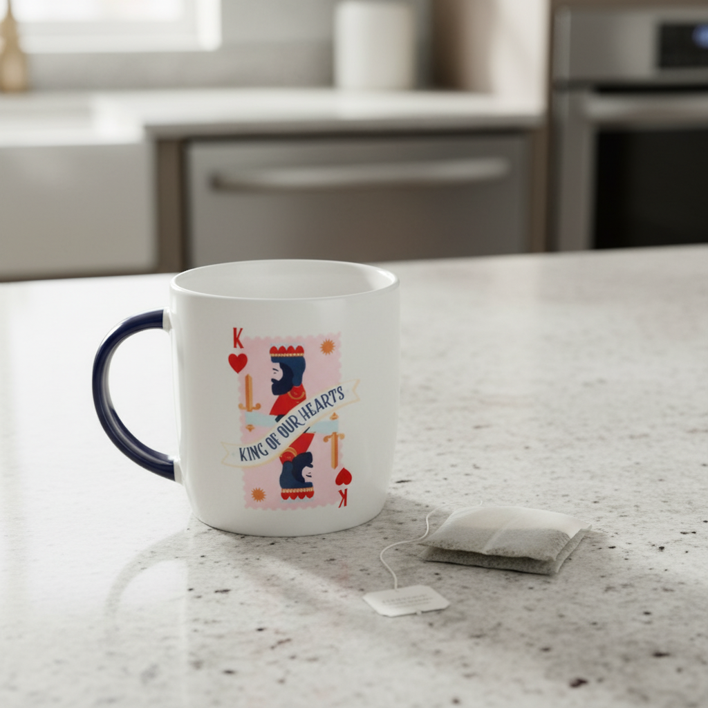 King of Our Hearts Mug and Playing Cards Set