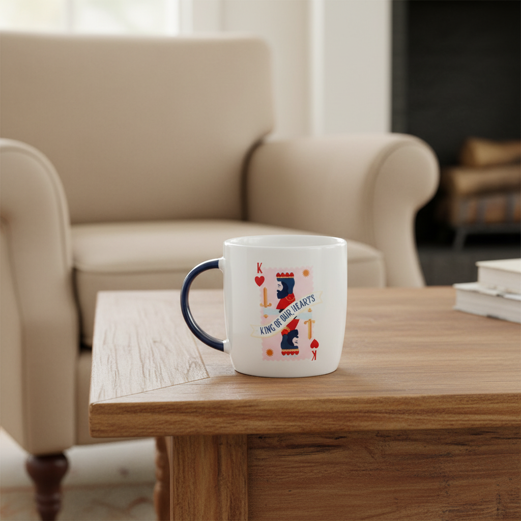King of Our Hearts Mug and Playing Cards Set