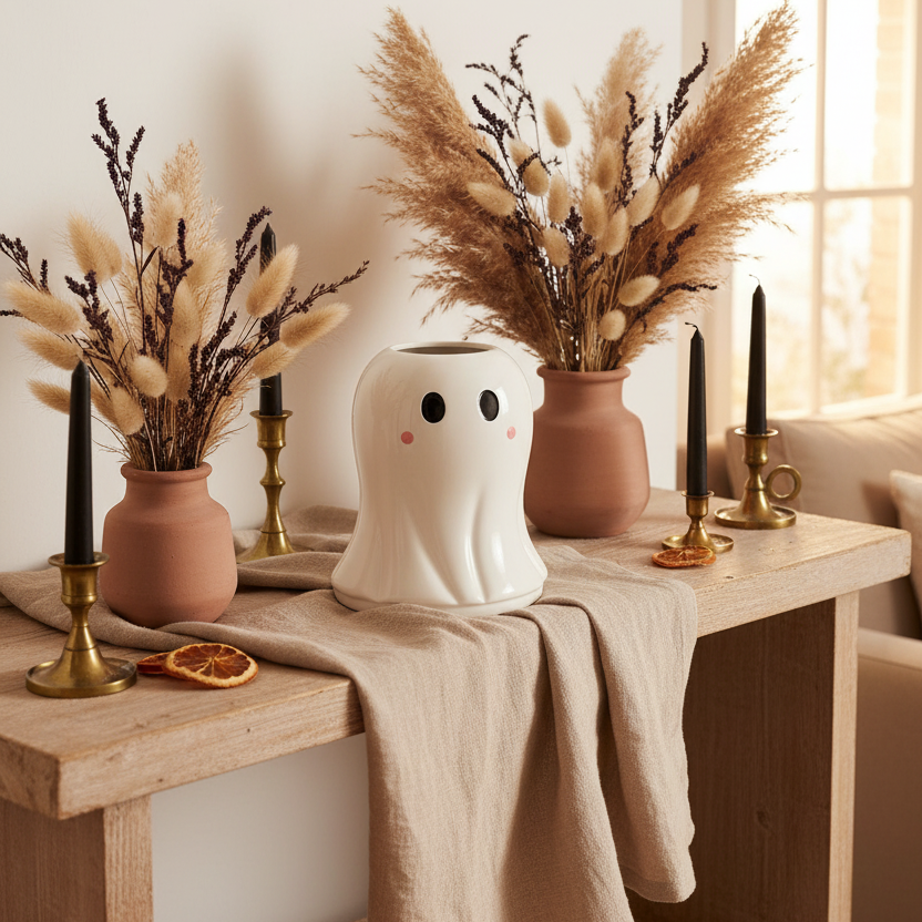 Sweet Ghost Flower Vase