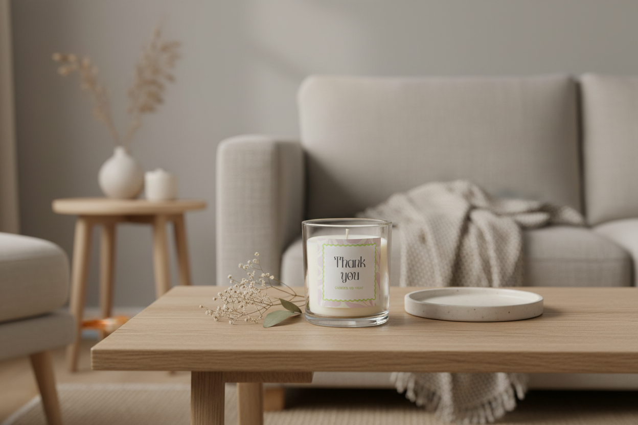 Thank You Spicy Margarita Scented Candle | Teacher Gift | Fun Thank You Gift for Her