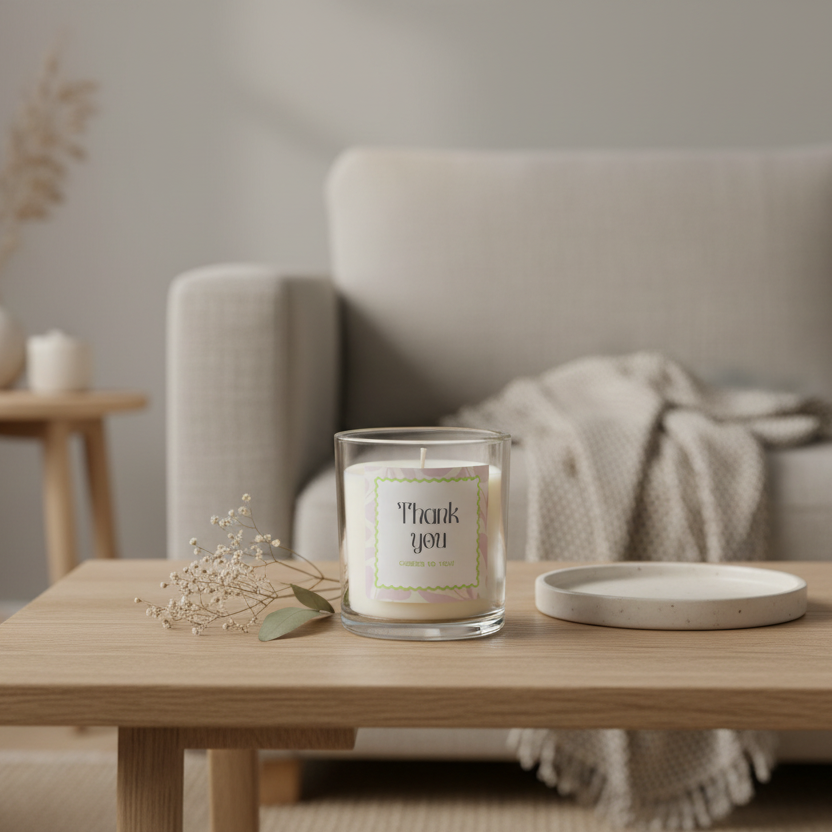 Thank You Spicy Margarita Scented Candle | Teacher Gift | Fun Thank You Gift for Her