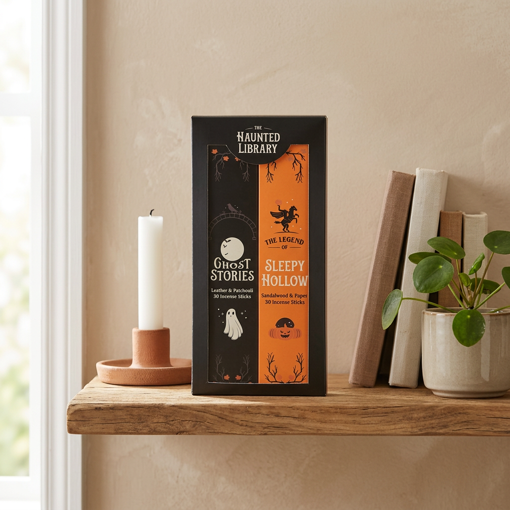 Set of 2 Haunted Library Incense Stick Packs