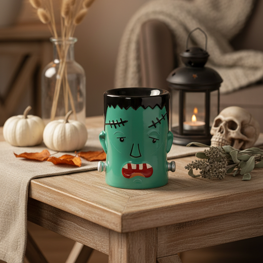 Frank Monster Oil Burner and Wax Warmer | Halloween Wax Burner & Spooky Home Decor