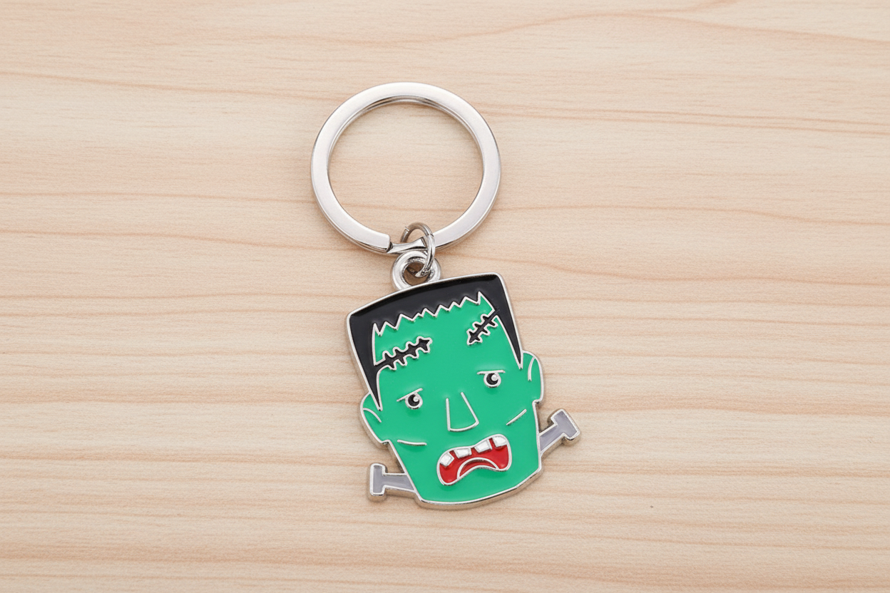 Monster Frank Enamel Keyring