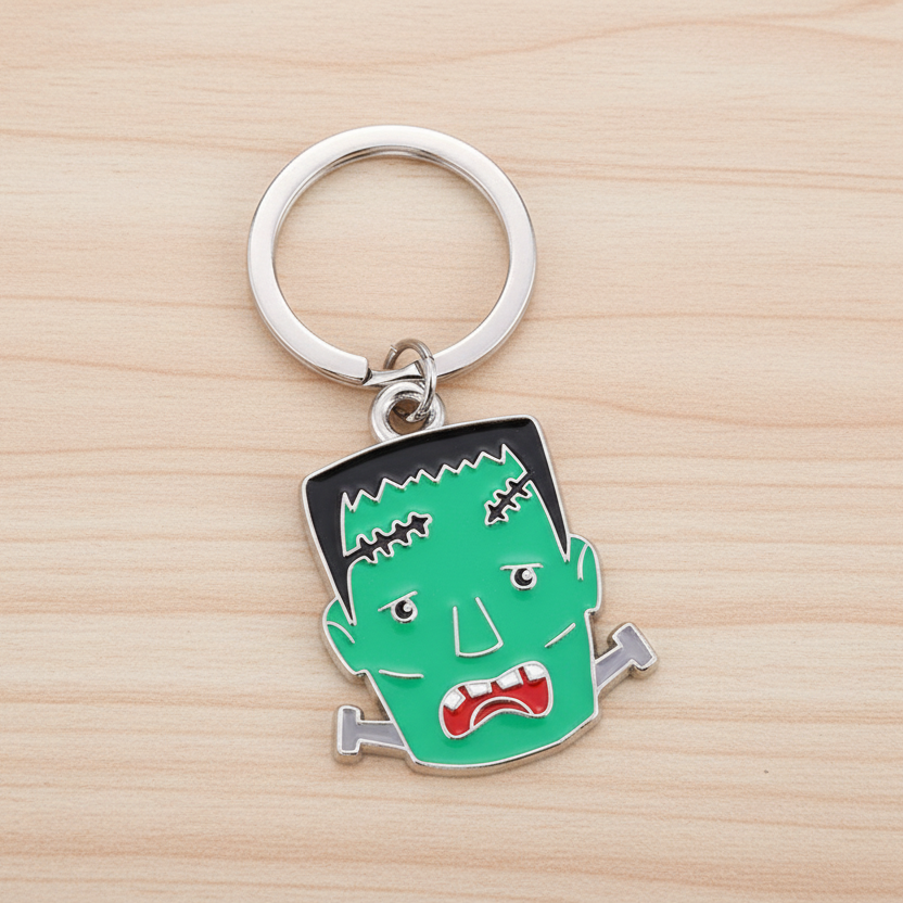 Monster Frank Enamel Keyring