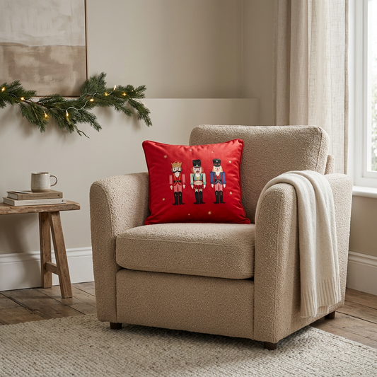 Square Nutcracker Cushion