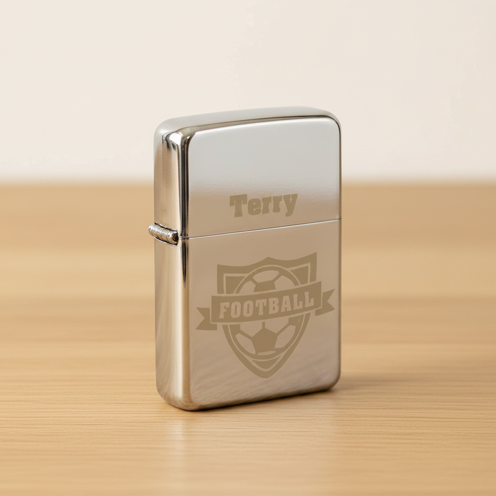 Personalised Football Lighter | Custom Gift for Football Fans