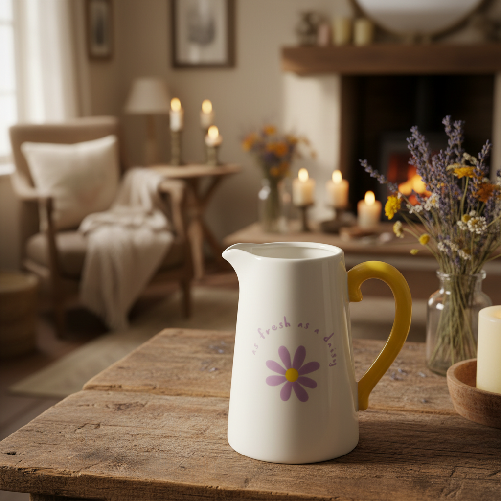 Fresh as a Daisy Ceramic Flower Jug