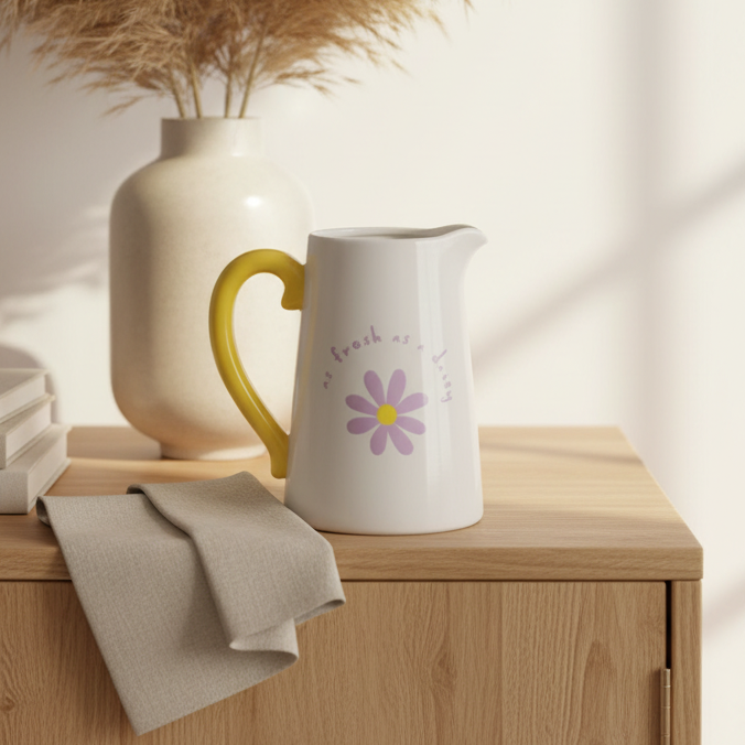 Fresh as a Daisy Ceramic Flower Jug