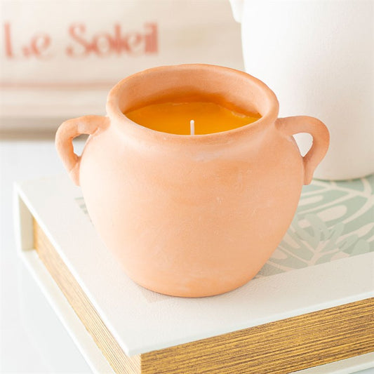 Terracotta Urn Citronella Candle – Rustic Style Meets Practical Charm