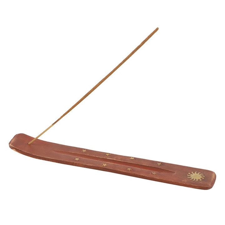 Soleil Orange Blossom Incense Gift Set – 20 Sticks & Wooden Ash Catcher