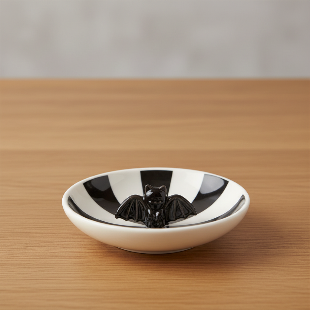 Striped Bat Trinket Dish