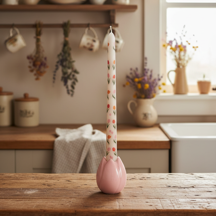 Tulip Shaped Candle Holder