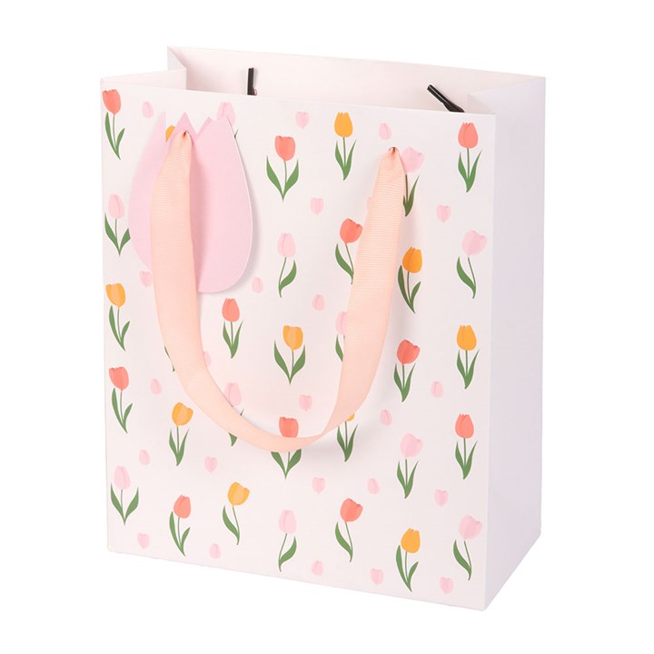 Tulip Print Gift Bag