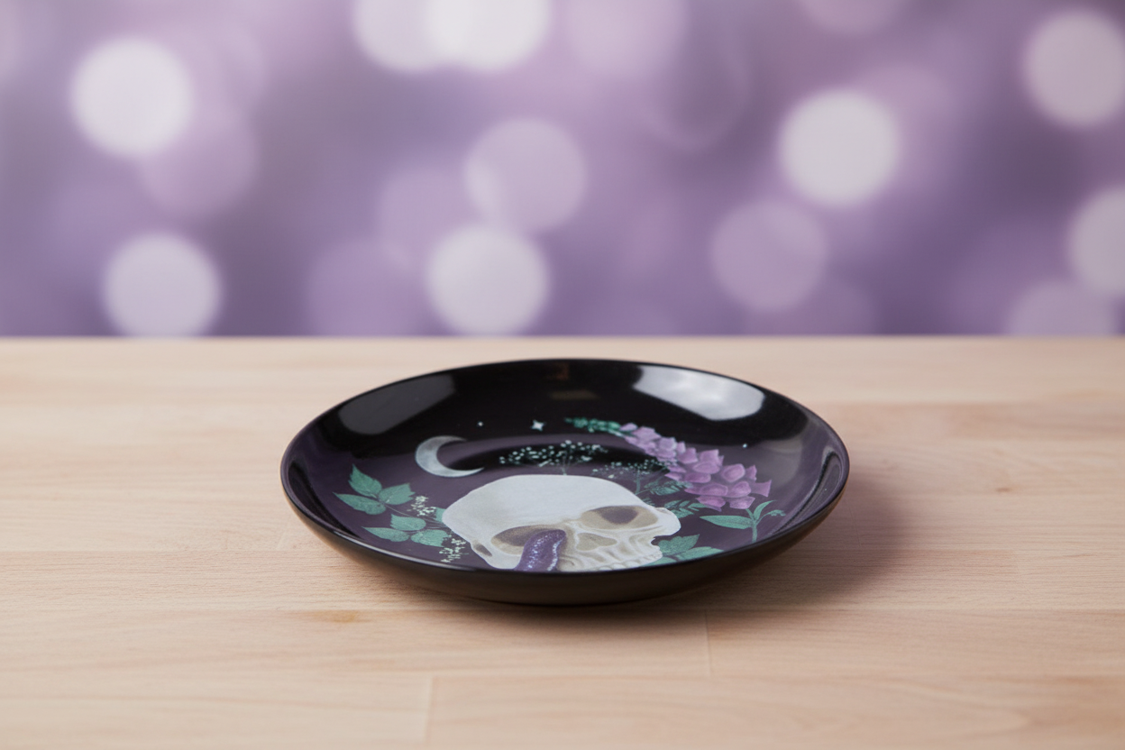 Venom & Vines Skull Trinket Dish