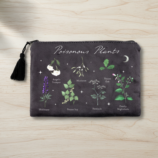 Poisonous Plants Makeup Bag