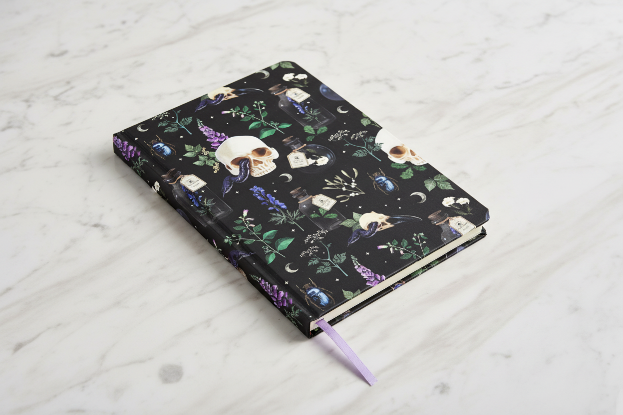 Venom & Vines Print A5 Notebook