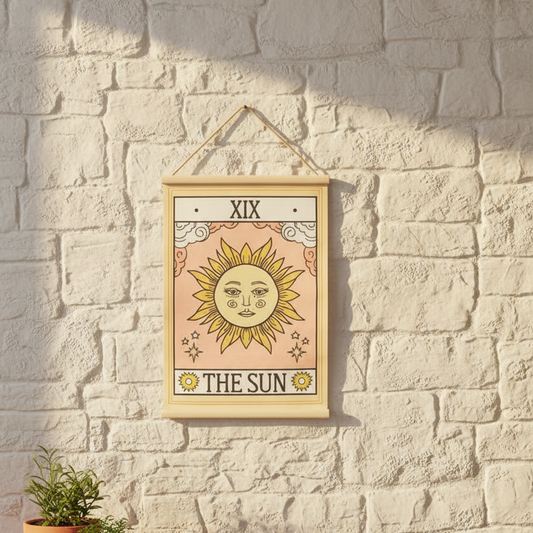 The Sun Vintage Tarot Wall Hanging
