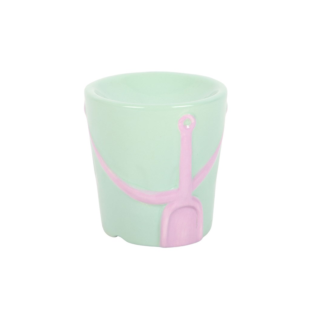 Pastel Bucket & Spade Oil Burner | Coastal Ceramic Home Fragrance | Seaside Gift
