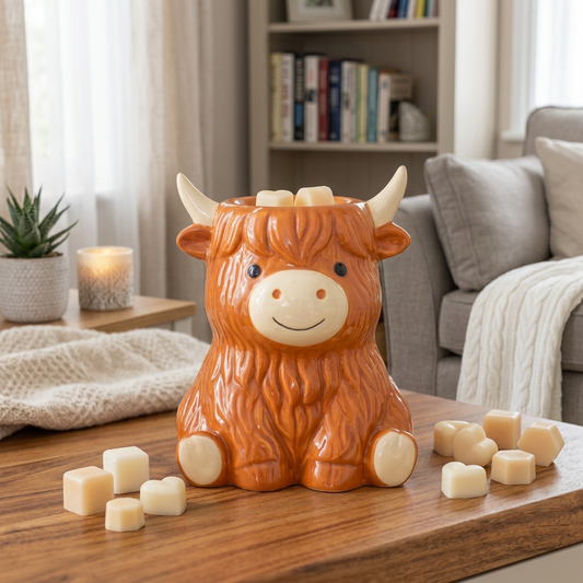 Highland Cow Oil Burner and Wax Warmer