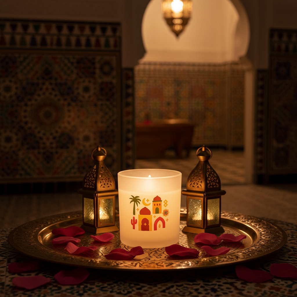 Marrakesh Amber & Saffron Scented Candle