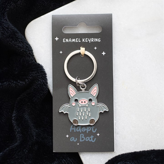 Adopt a Bat Keyring | Cute Bat Bag Charm & Gift