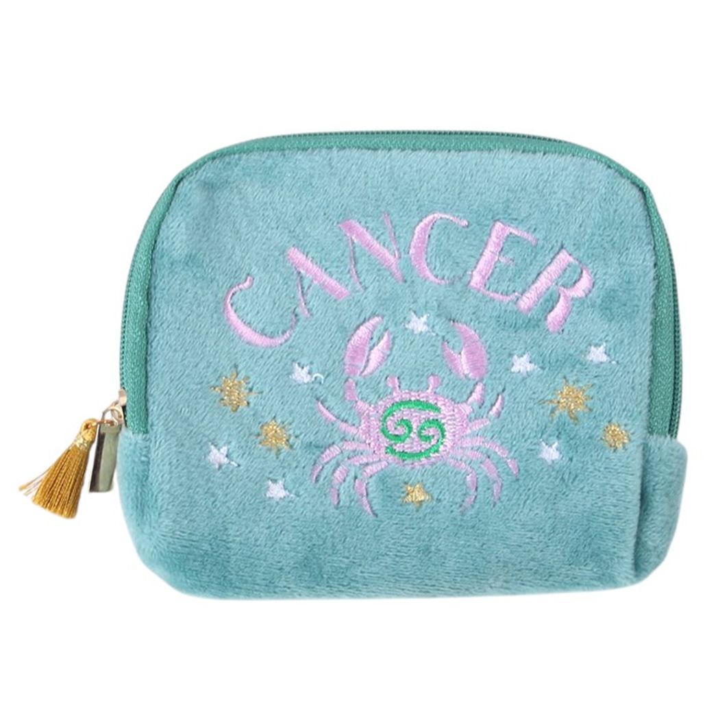 Zodiac Zest Cancer Velvet Pouch