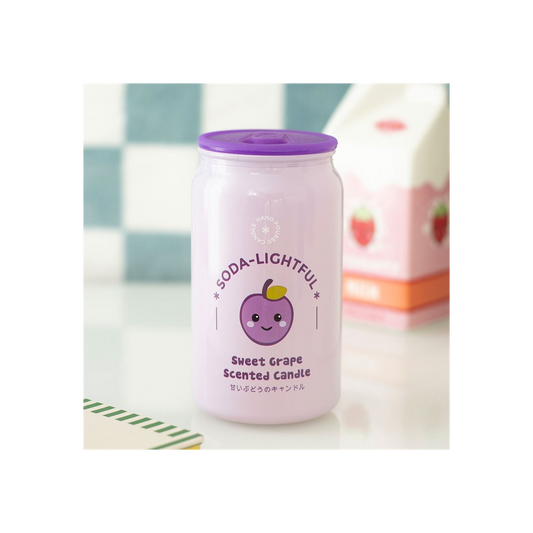 Sweet Grape Soda Can Candle