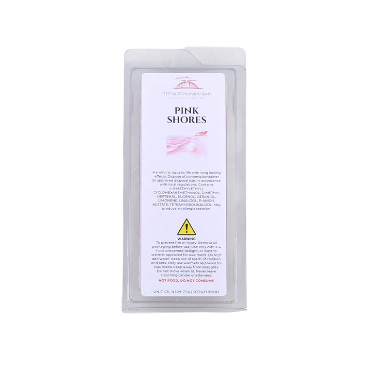 Pink Shores 50g Wax Melt Snap Bar