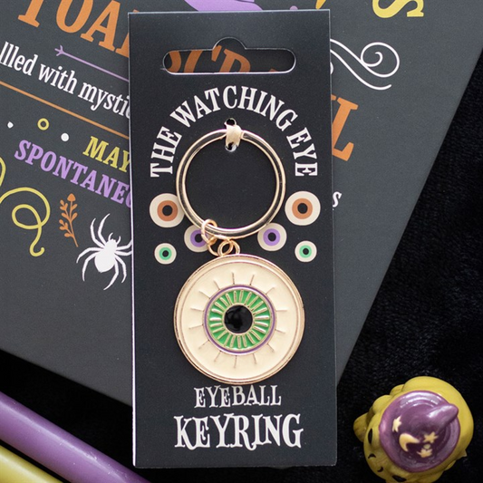 The Watching Eye Eyeball Keyring | Mystical Halloween Bag Charm