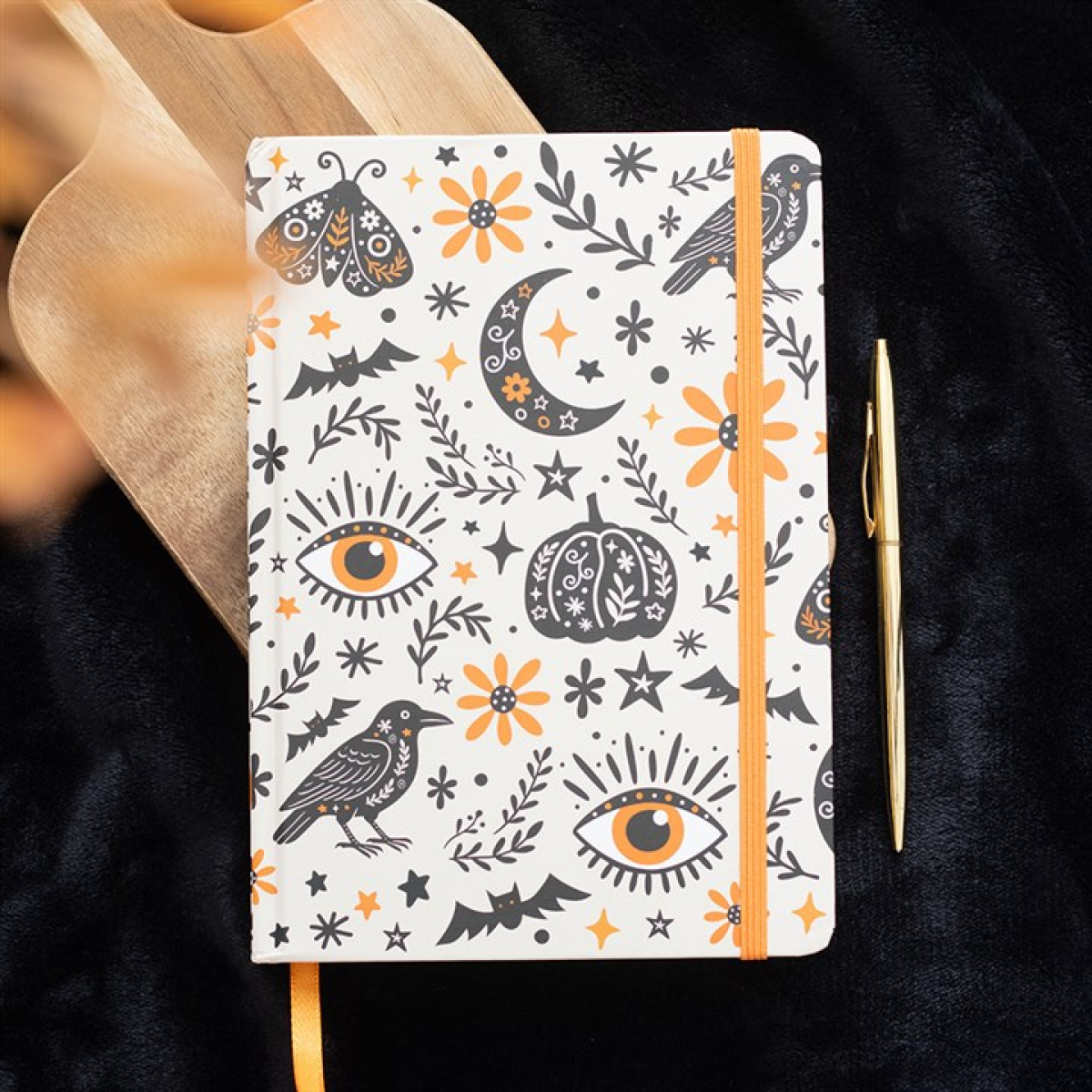 Frightful Folk Print A5 Notebook
