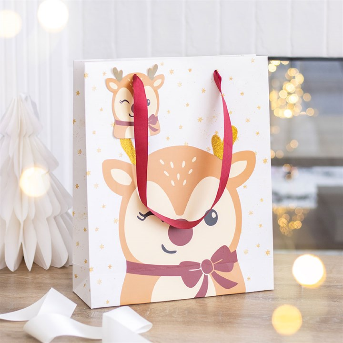 Ruby the Reindeer Christmas Gift Bag