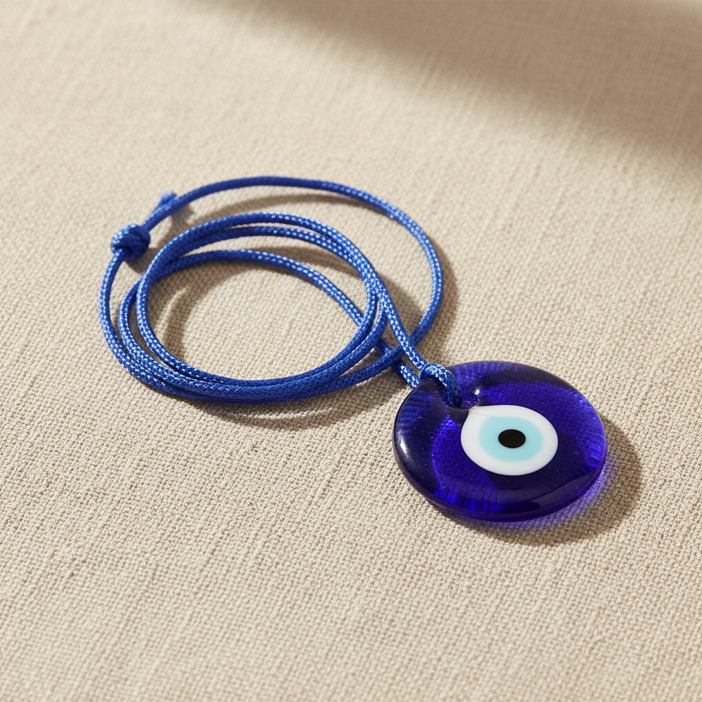 Glass All Seeing Eye Protection Charm