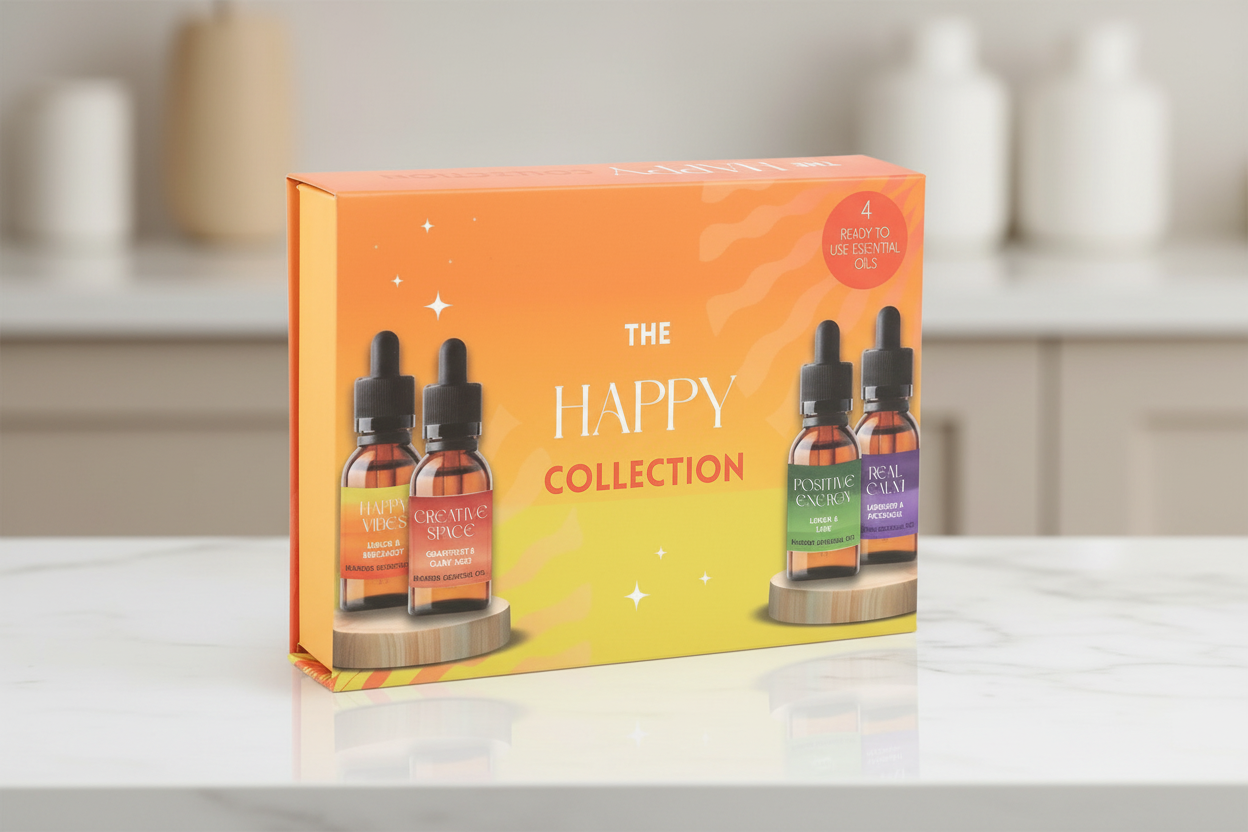 The Happy Collection Blended Essential Oil Set