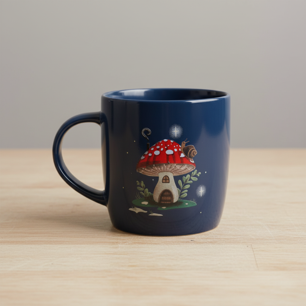 Gnome Sweet Gnome Mushroom Mug