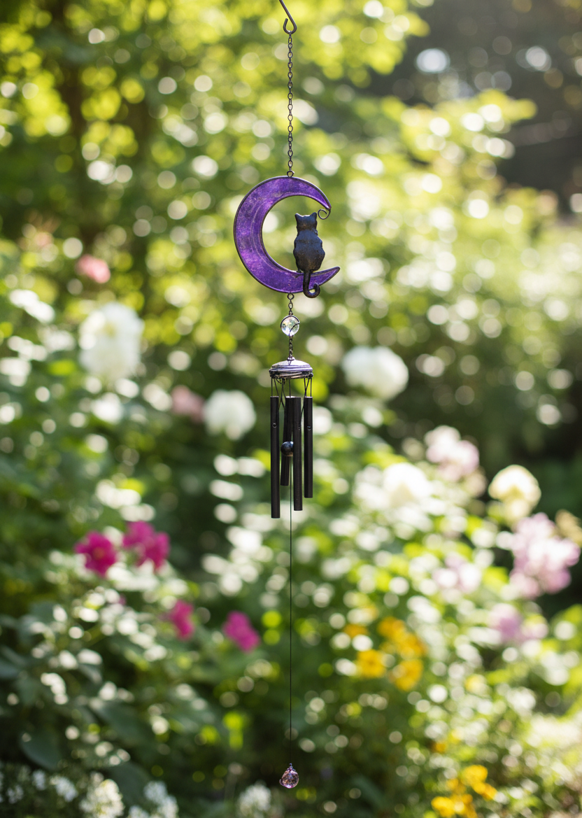 Black Cat Windchime